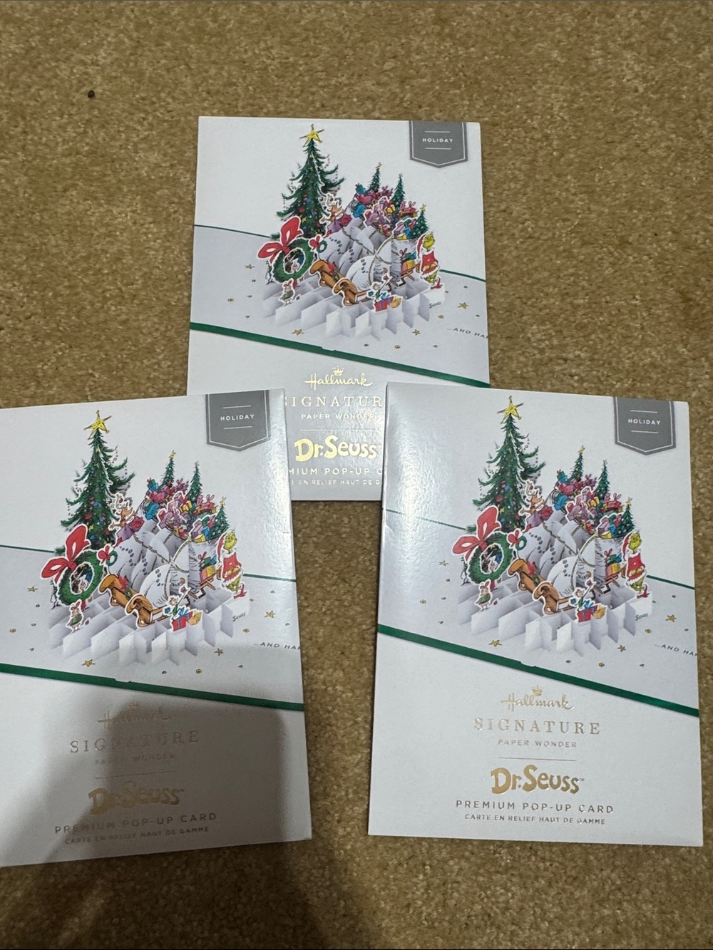 Dr seuss Christmas cards